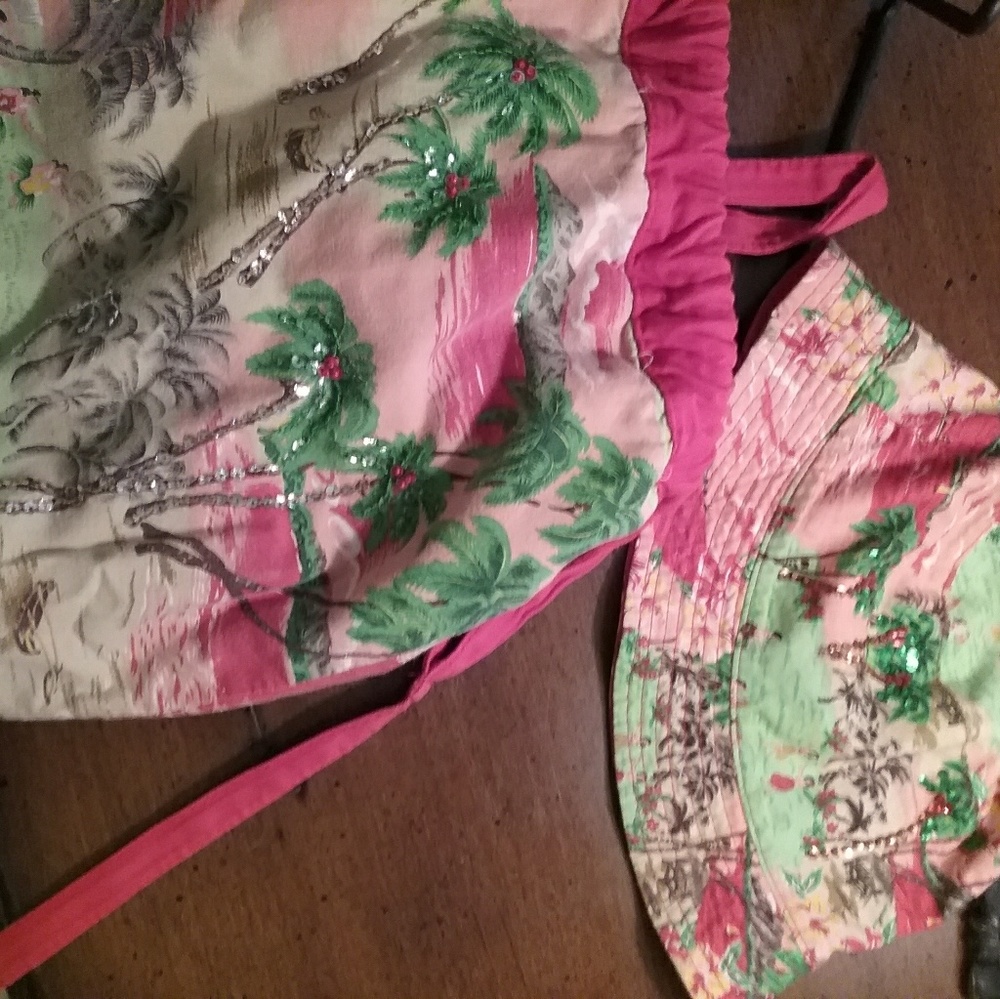 Island matching hat and bag